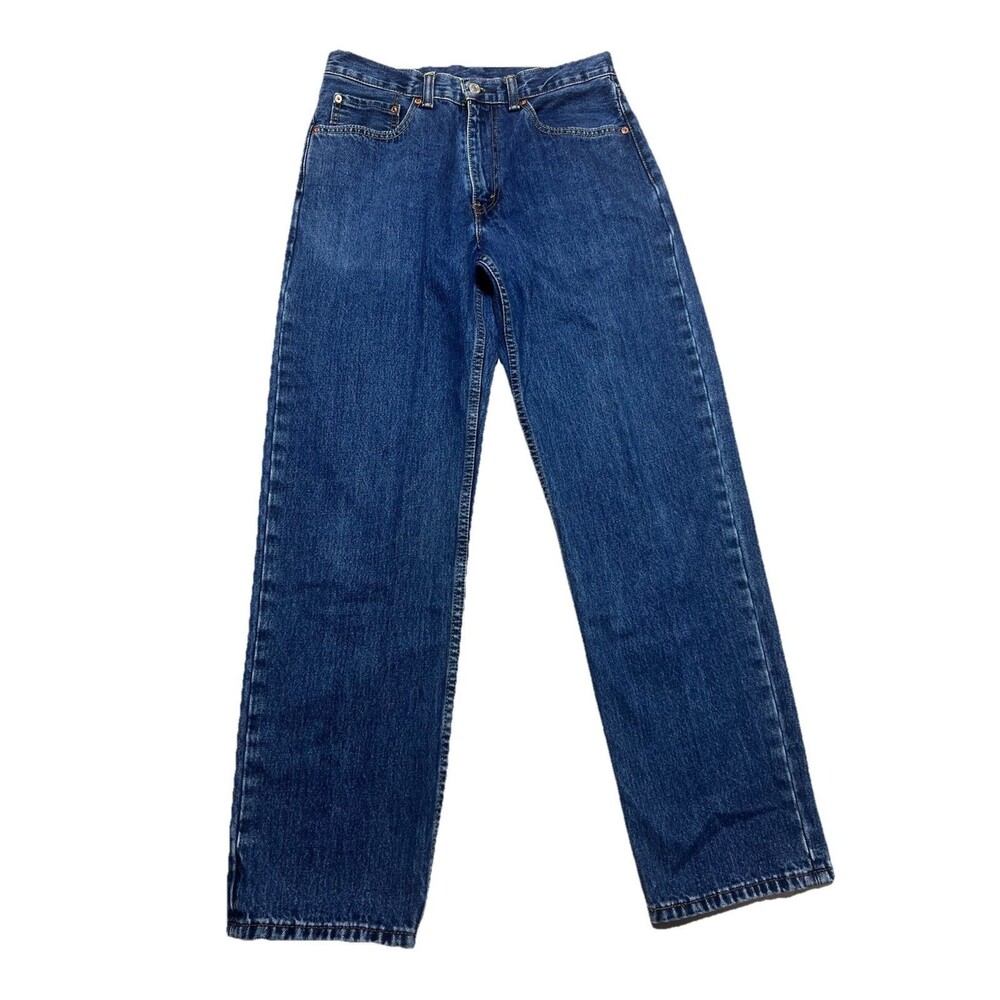 Levis 550 Jeans Mens 32x32 (tag 32x34) Blue Straight Fit Medium Wash Cotton